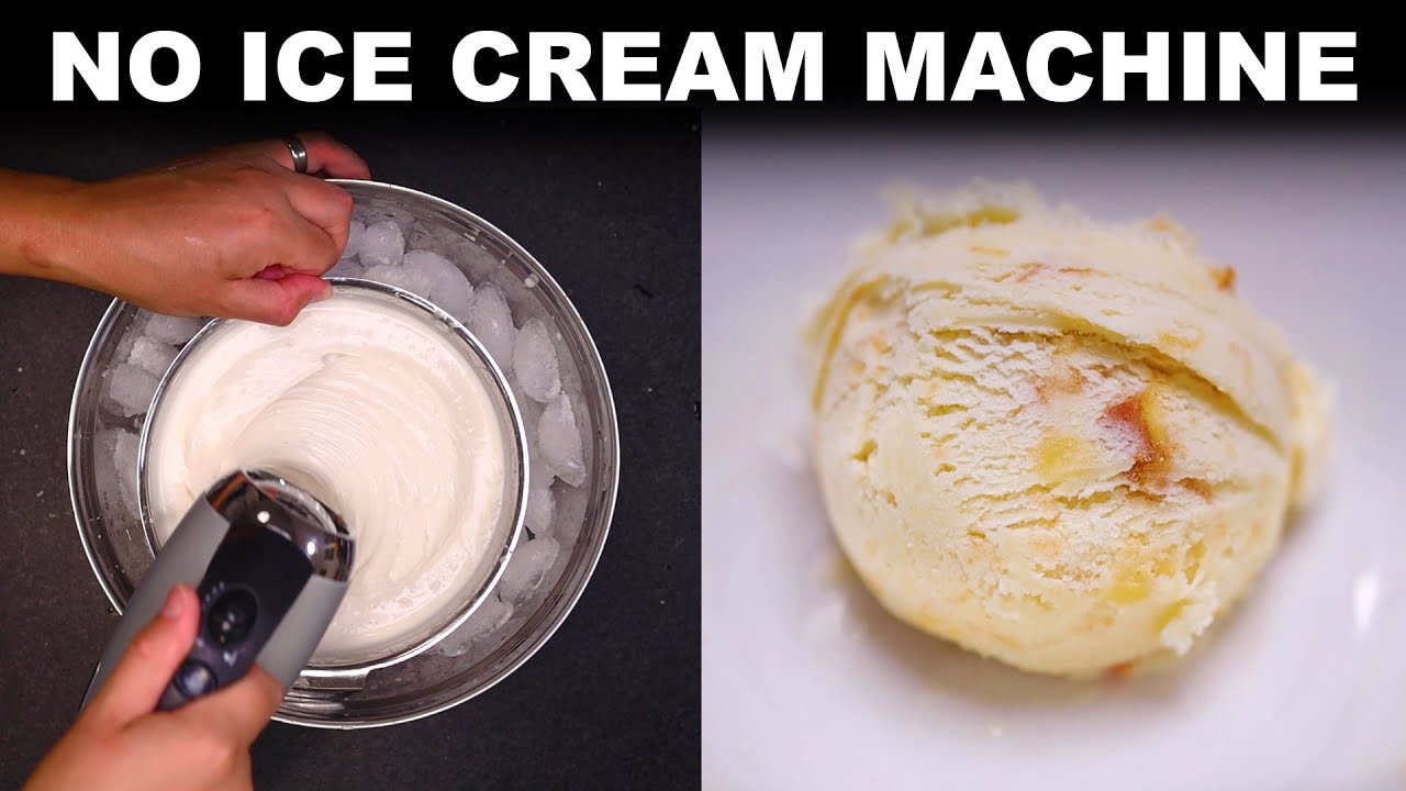 Ice cream made with two bowls no machine needed