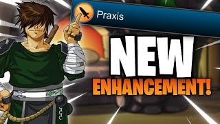 I got the NEW Forge Enhancement: Praxis! in AQWorlds!