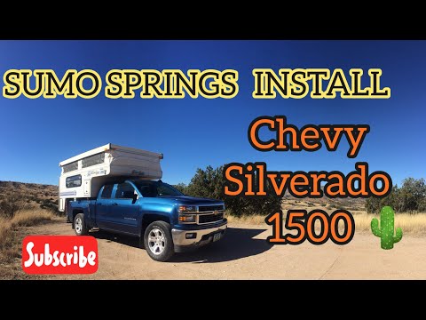 Sumo Springs Suspension Support Installation on My 2015 Chevy Silverado! #sumosprings #tramper