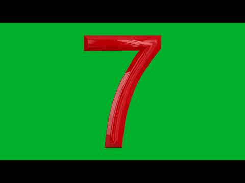 Green Screen Number 7 - No Copyright, Free Use