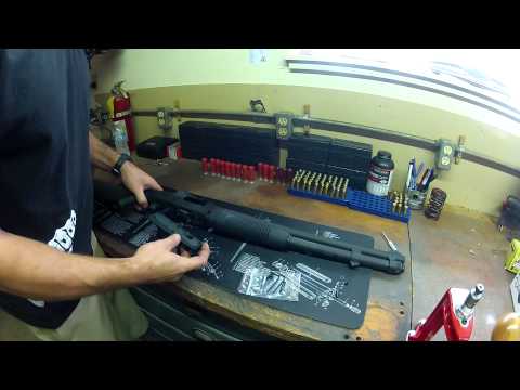 Mossberg 590 upgrade with Mesa Tactical side saddle shenanigans