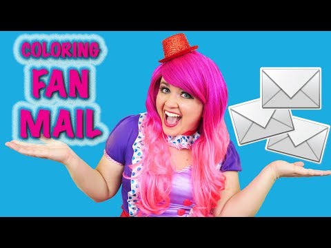 Coloring Fan Mail | Kooky Cookie, Emojis, Fan Art and More! Prismacolor Pencils | KiMMi THE CLOWN Video