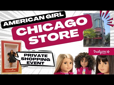American Girl Chicago Flagship Store & Private Shopping Event with new releases! #americangirl
