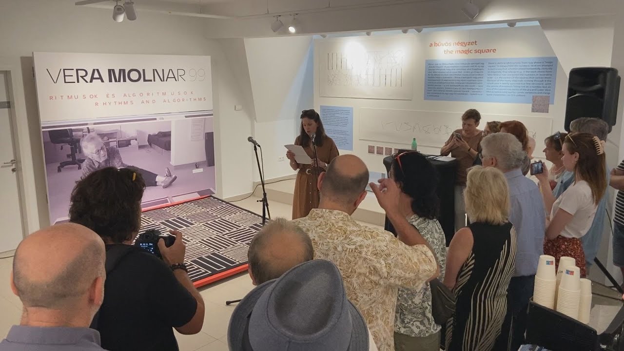 Vera Molnar a MOMŰ-ben