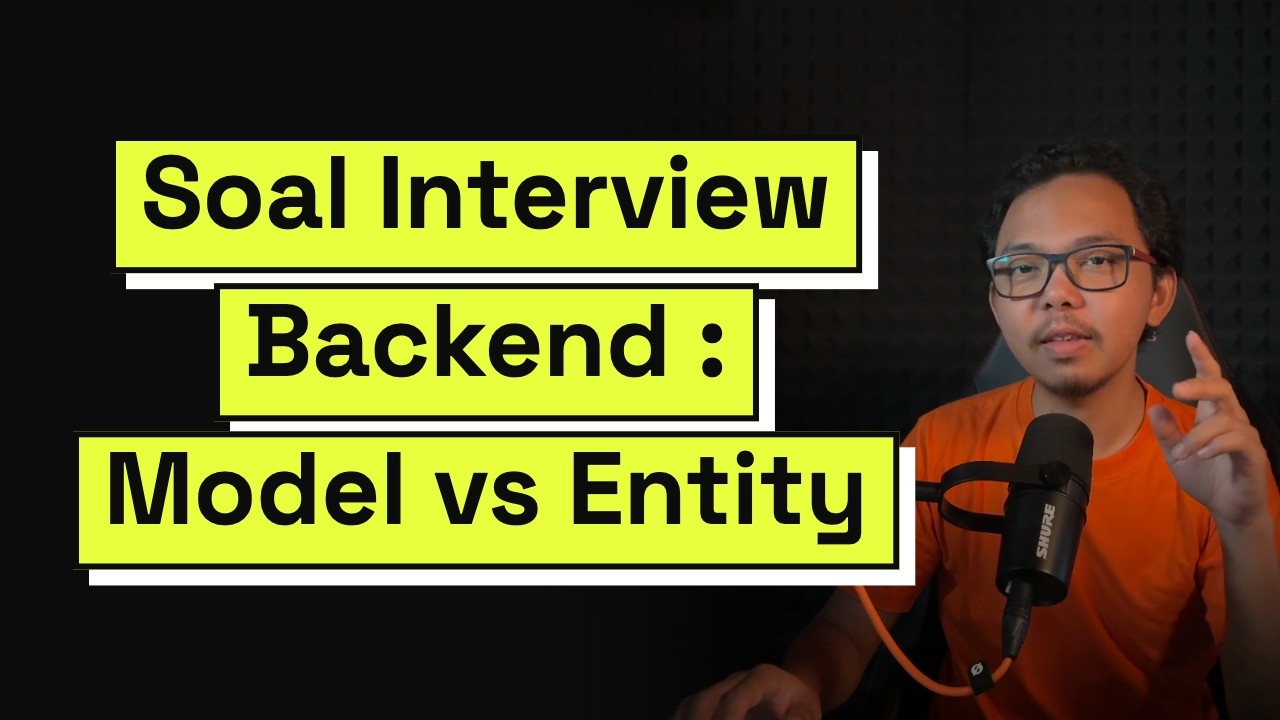 Interview Backend : Model vs Entity