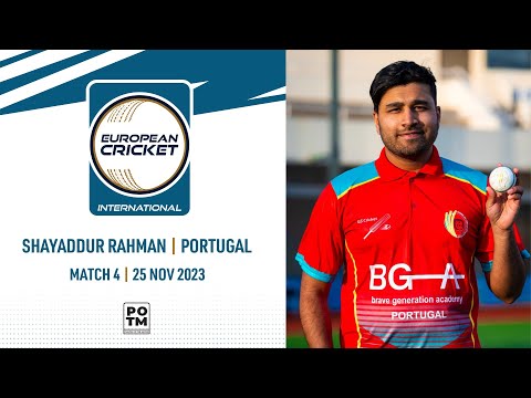 POTM: S.Rahman - ESP vs POR | Highlights | ECI Spain, 2023 | 25 Nov 2023 | ECI23.161