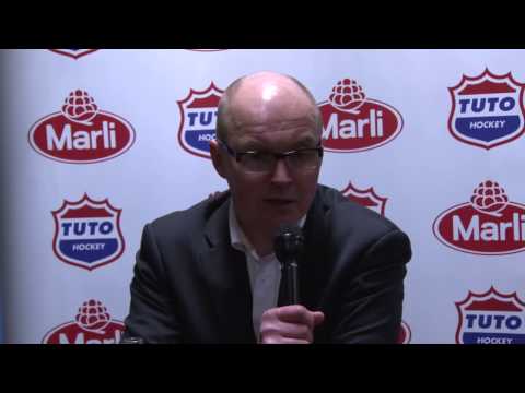 TUTO Hockey - Hokki, pronssiottelun jälkeinen lehdistötilaisuus