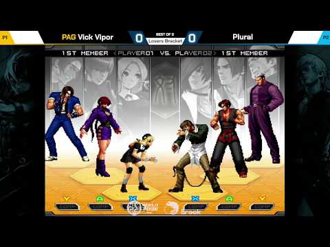 Vick Viper vs Plural - KOF 2002UM Neo Geo World Tour Special Stage Magfest