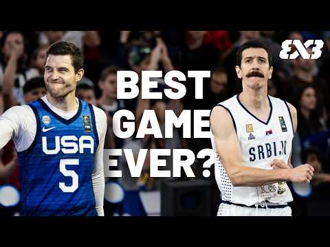 BEST GAME in 3x3 Basketball HISTORY? 🇷🇸 Serbia 🆚 USA 🇺🇸  | 3x3 World Cup 2023 Final
