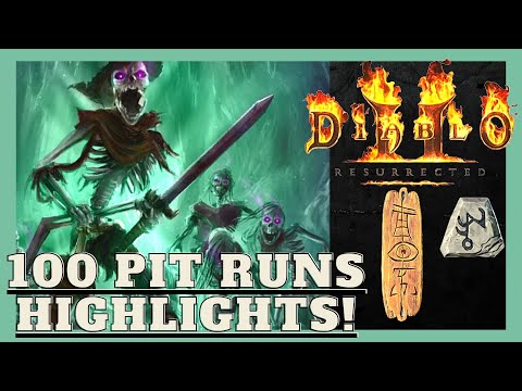 D2R - Pit Runs 100 Loot Highlights