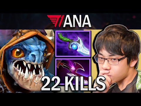 Slark Dota 2 7.32 Gameplay T1.Ana with 22 Kills and Diffusal - Silveredge #dota2 #dota2gameplay