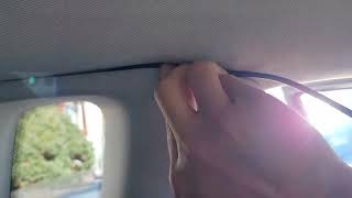 How To Install Front And Rear Dash Cams. 2017-2025 Jeep Compass. How To Run/Hide Wires In Headliner.