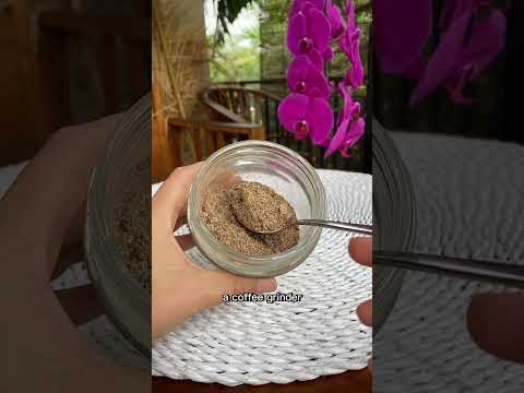 How to quickly make flax porridge #recipe #asrm #flaxseed