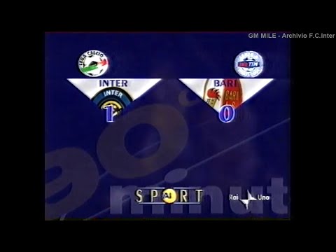 2000-01 (16^ - 28-01-2001) INTER-Bari 1-0 [Vieri] Servizio 90°Minuto Rai1