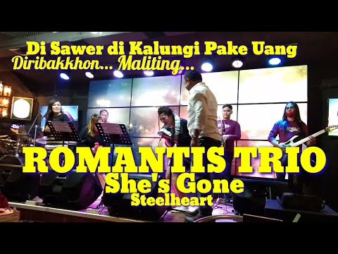 ROMANTIS TRIO SHE GONE MALITING DIRIBKHON KENNY TAMBUNAN LIVE CHAMPION CAFE MEDAN