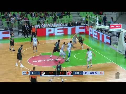 One-handed jam by Blaž Mesiček! (Petrol Olimpija - Cibona, 27.10.2018)