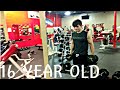 GYM VLOG - WORKING OUT - 16 YEAR OLD