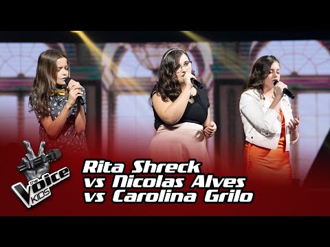 Rita Schreck VS Nicolas Alves VS Carolina Grillo | The Battles | The Voice Kids