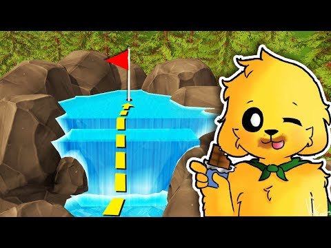 ¡HOYO IMPOSIBLE EN LA CASCADA DE AGUA TROLL! 😂🌊 MIKECRACK EN GOLF CON LOS COMPAS