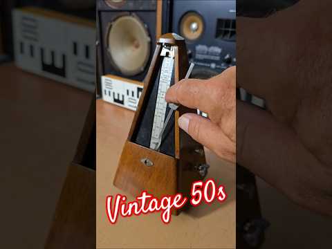 100 BPM SOUND - 50s Vintage Mechanical Clockwork Metronome PRIM Test