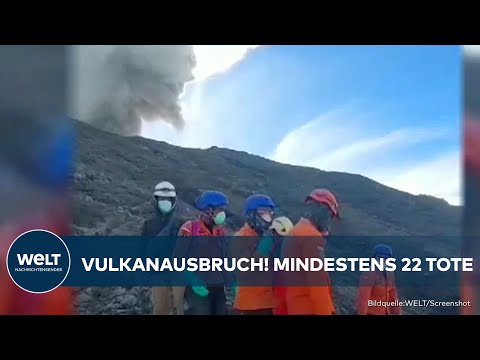 Video Thumbnail: VULKANAUSBRUCH: Einsatzkräfte bergen 22 Tote - verzweifelte Suchaktion nach Vermissten läuft weiter