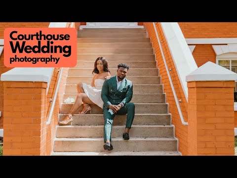How to Photograph a Courthouse Wedding | Behind the Scenes #wedding #photography