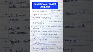 Write Essay On Importance Of English Language, Importance Of English Language, Importance Of English