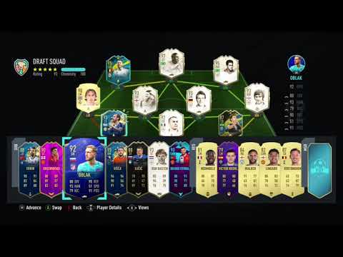 194/195 RATED FUT DRAFT!! TEAM OF THE SEASON CHALLENGE - FIFA 20