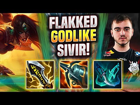FLAKKED GODLIKE SIVIR GAMEPLAY! - G2 Flakked Plays Sivir ADC vs Miss Fortune! | Season 2022