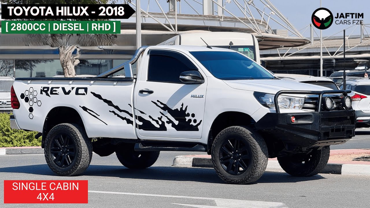 Toyota Hilux SINGLE CABIN | BULL BAR INSTALLED | RHD | 2.8L DIESEL ENGINE | 2018 | AUTOMATIC TRANSMISSION video