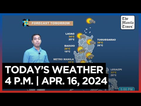 Today's Weather, 4 P.M. Apr. 16, 2024