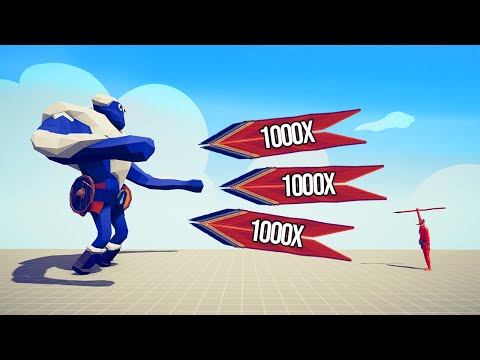 1000x OVERPOWERED SPEAR vs EVERY UNIT Part 2 | TABS - Totally Accurate Battle Simulator