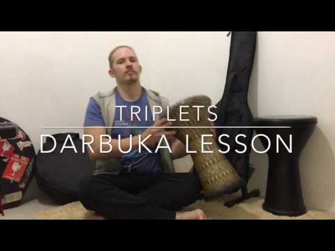Darbuka Tutorial #4 (triplet rolls)