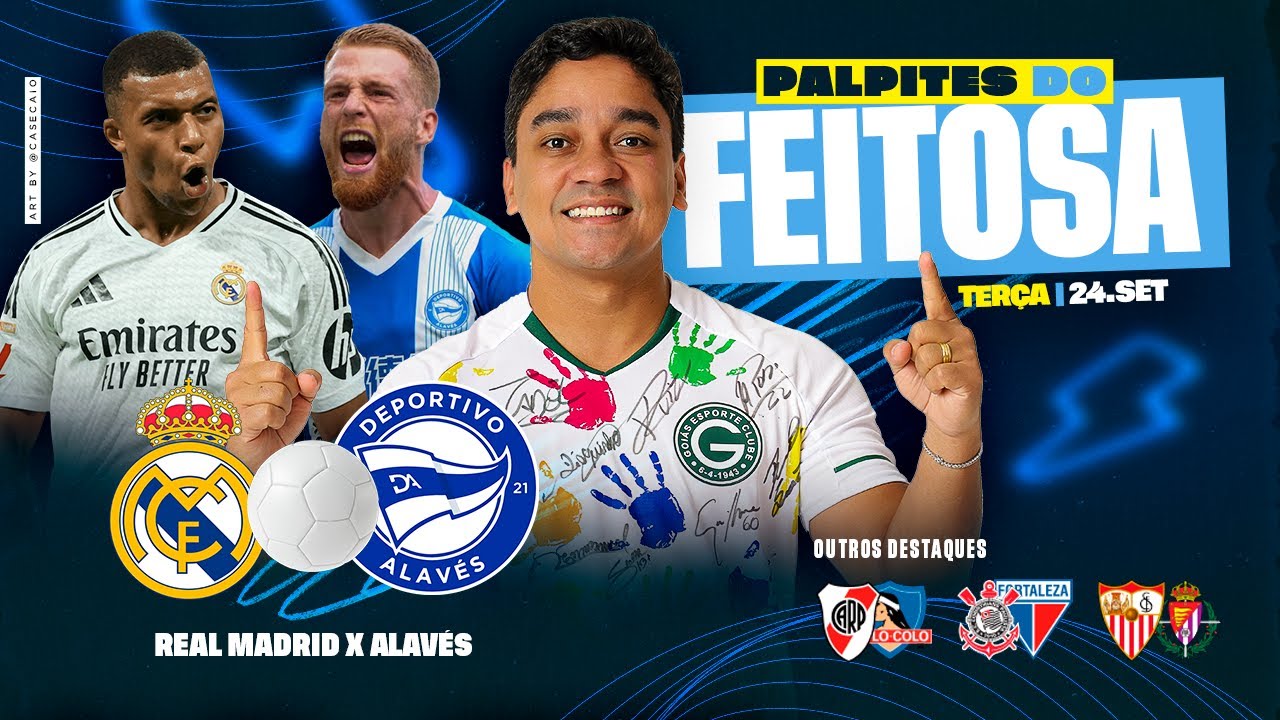 PALPITES DE FUTEBOL DIA 24/09/2024 + BILHETE FEITO