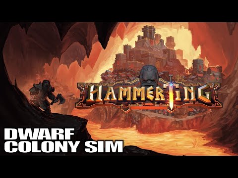 Day One Dwarf Colony Survival | Hammerting Gameplay | E01