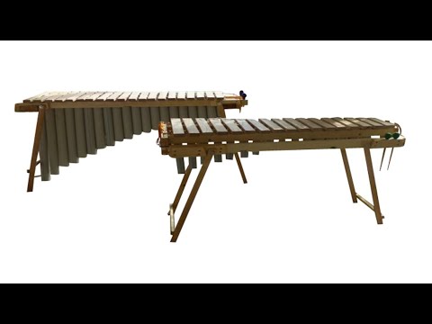 African Marimba Plans DIY Wood Xylophone Musical Instrument Build Your Own,,