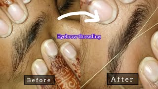 Eyebrow threading What if remove the extras | Queen maker |