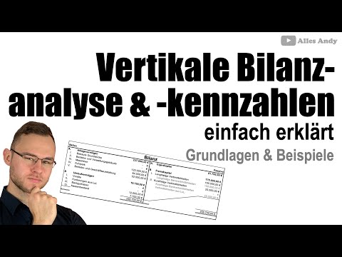 Vertikale Bilanzkennzahlen und Bilanzanalyse einfach erklärt