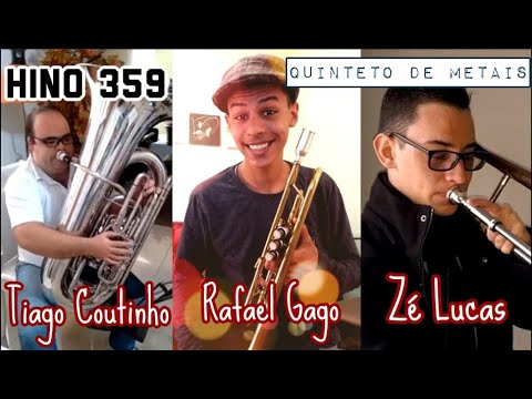 Hino 359 CCB - Irmãos por Deus diletos (Quinteto de Metais)