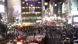 preview picture of video 'Attraversamento incrocio shibuya tokyo'