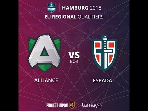Alliance vs Espada Game 2 (BO3) | ESL One Hamburg 2018
