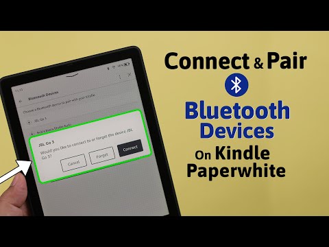 Kindle Paperwhite: How To Connect Bluetooth Devices! [Pair]