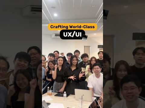 Crafting World-Class UX/UI Workshop