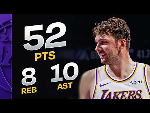 Luka Dončić ERUPTS for 52 POINTS in Utah! | October 25, 2026