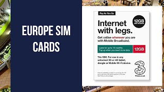 Most Wanted Europe SIM Cards in 2020