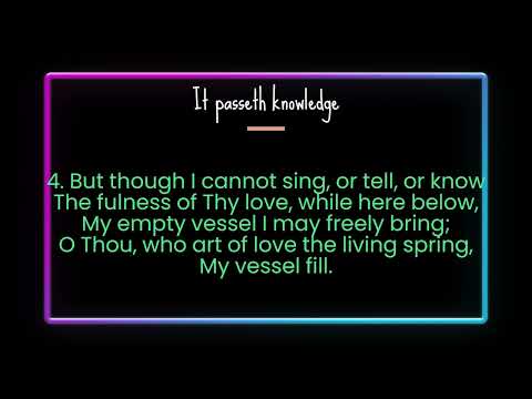It Passeth Knowledge - Misc Praise Songs