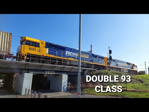 Double 93 Class Locomotives At Laverton!