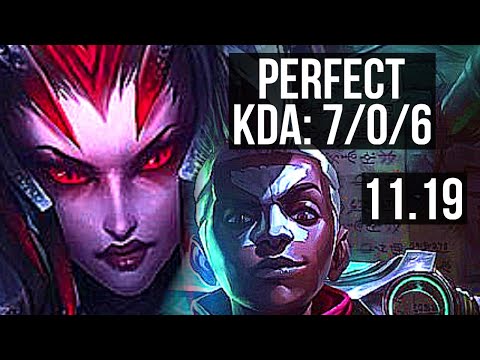 ELISE vs EKKO (JUNGLE) | 7/0/6, Rank 7 Elise, Godlike | JP Master | v11.19