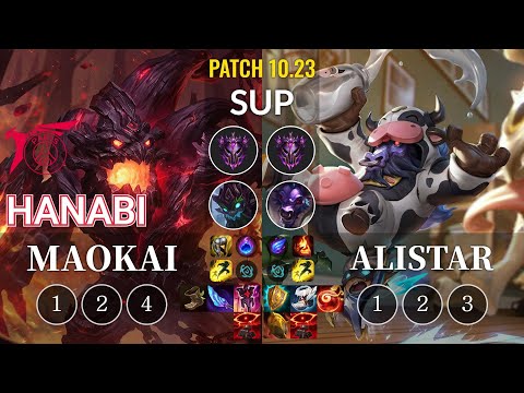 TLN Hanabi Maokai vs Alistar Sup - KR Patch 10.23