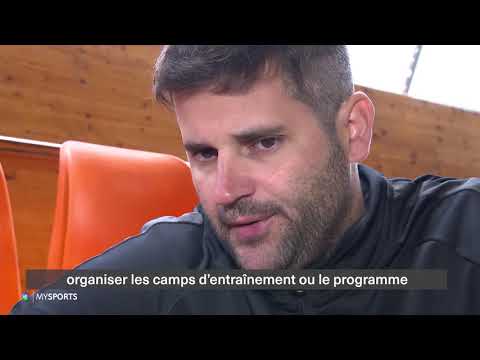 Loïc Burkhalter dans son nouveau rôle de directeur sportif